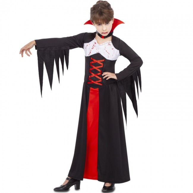 Paralizar bostezando jefe ▷ Disfraz Vampiresa Sangrienta para Niña【Envío Halloween en 24h】