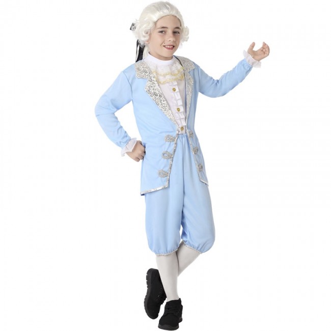 lecho pañuelo Impotencia ▷ Disfraz Veneciano Época azul para Niño【Envío en 24h】