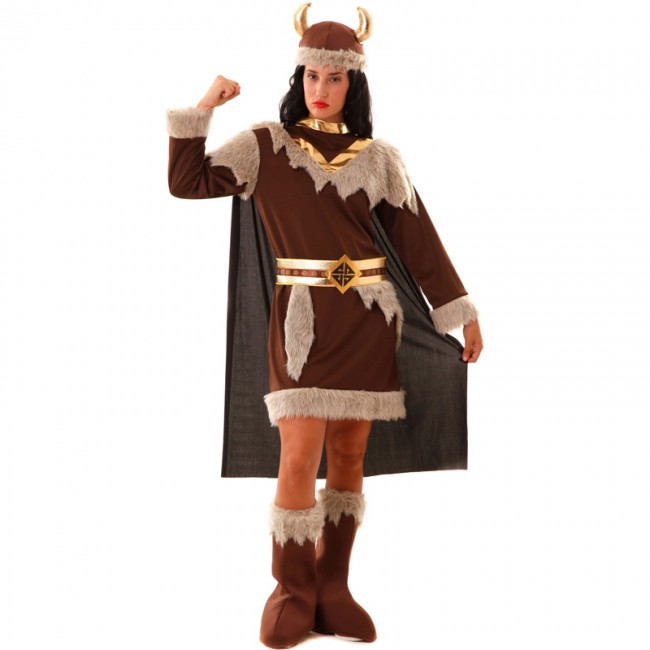 Disfraces de vikingo - Disfraz de vikingo para mujer, adulto