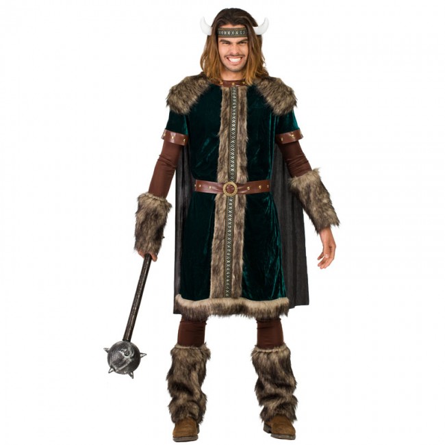 escalada resistencia Inactividad Disfraz Vikingo Nórdico para hombre