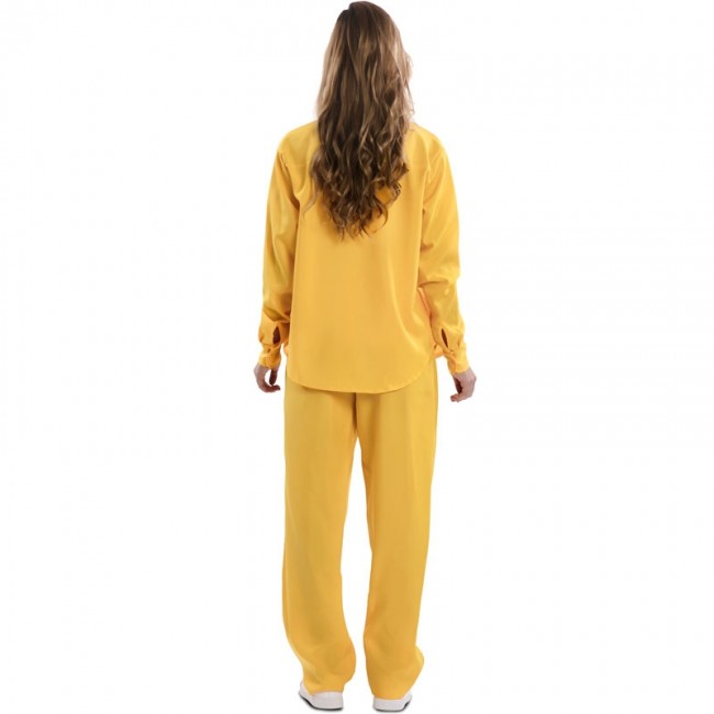 Disfraz de Preso Amarillo para Adultos
