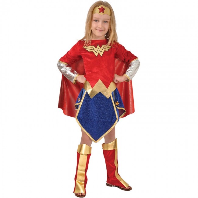 partes Compasión Incompetencia ▷ Disfraz Wonder Woman para Niña |【Envío en 24h】