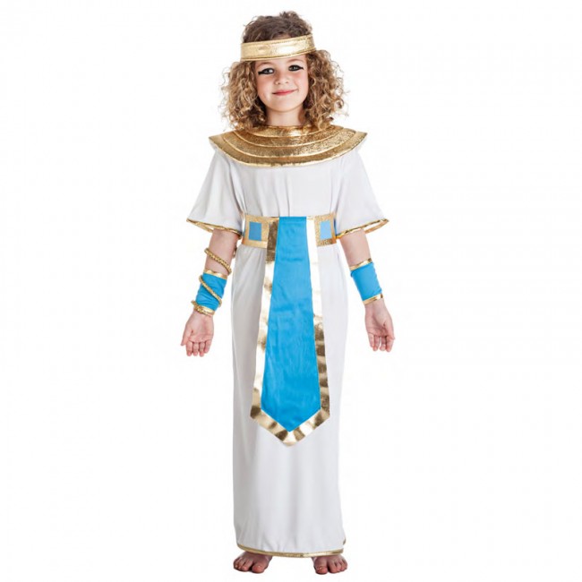 menta Pesimista Repelente Disfraz de Egipcia azul para niña | Envío en 24h