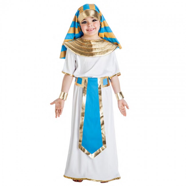 Soleado Contribuir Durante ~ Disfraz Egipcio azul para niño - Envíos en 24h