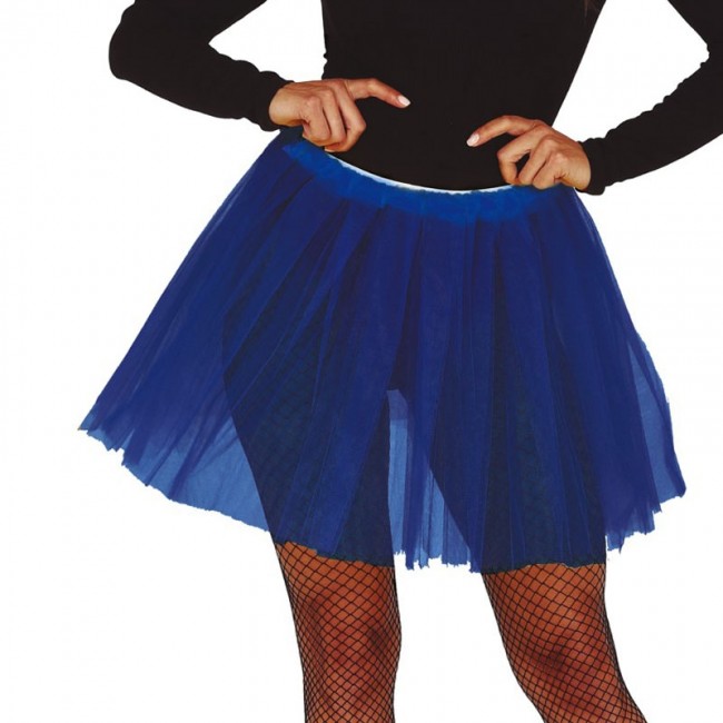 Disfraz Falda Tutú Azul Oscuro mujer - Envíos en 24h