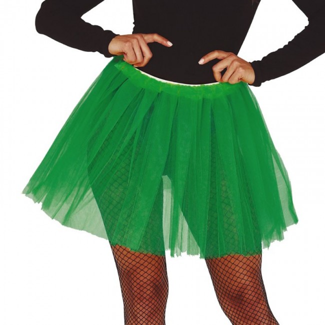 Disfraz Años 80 con Tutu Verde para Mujer
