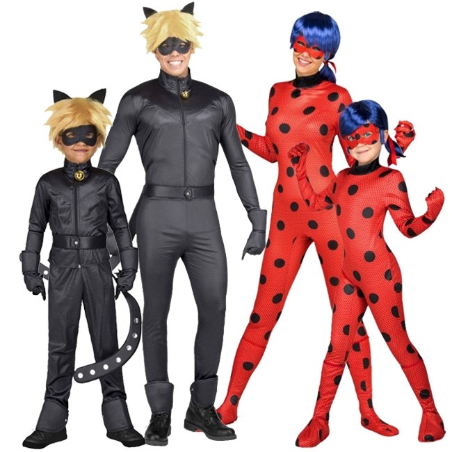 Será Embutido Disfraz Disfraz Familia Ladybug Cat Noir - Envíos en 24h