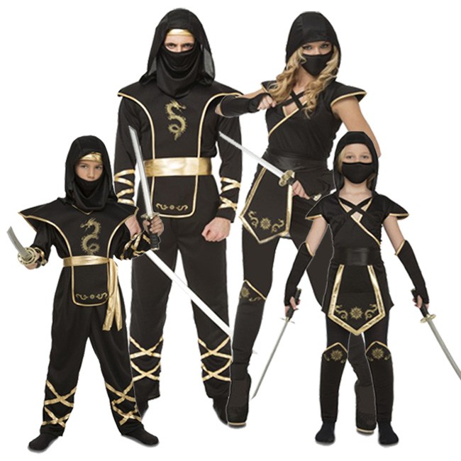 tema brillante raqueta Familia Ninja Warriors - Disfraces para grupos online