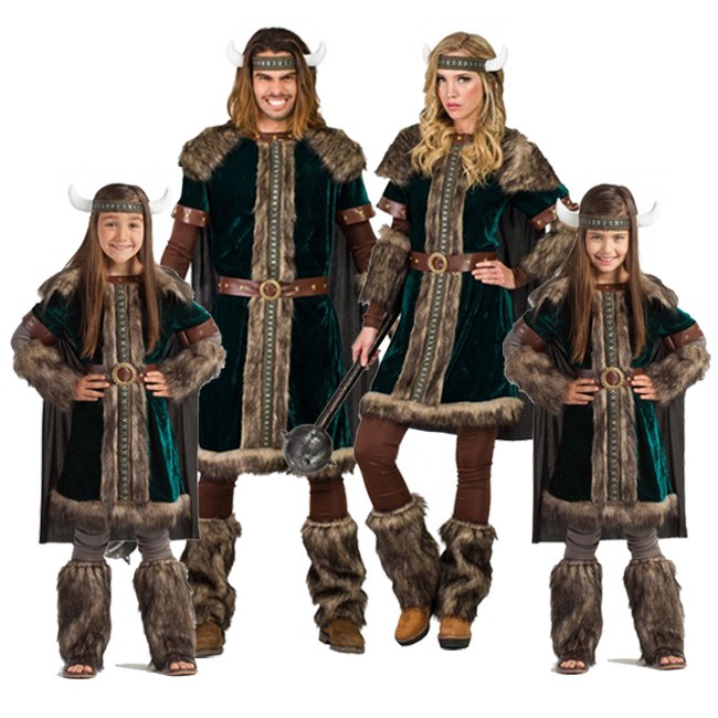 inventar sombrero Magnético Familia Vikingos Nórdicos - Disfraces para grupos online