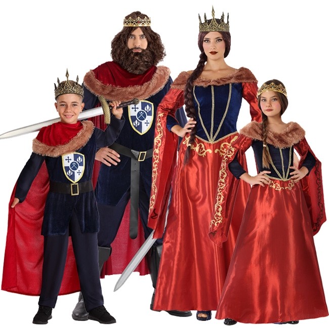 La risa Pasteles abuela DisfracesJarana | Familia de Medievales Rojos | Comprar disfraces para  grupos online