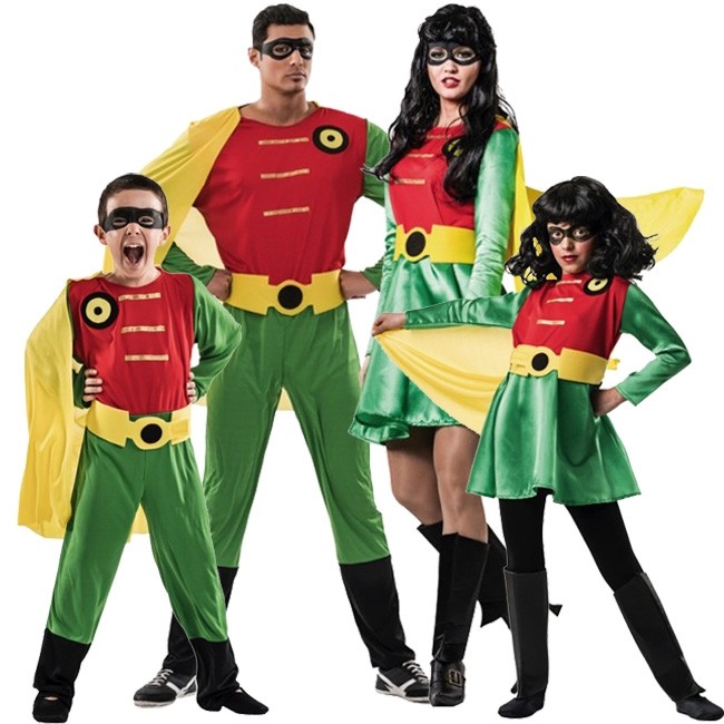 medios de comunicación pérdida reducir ▷ Familia Súper Robins - Disfraces para grupos online ✓