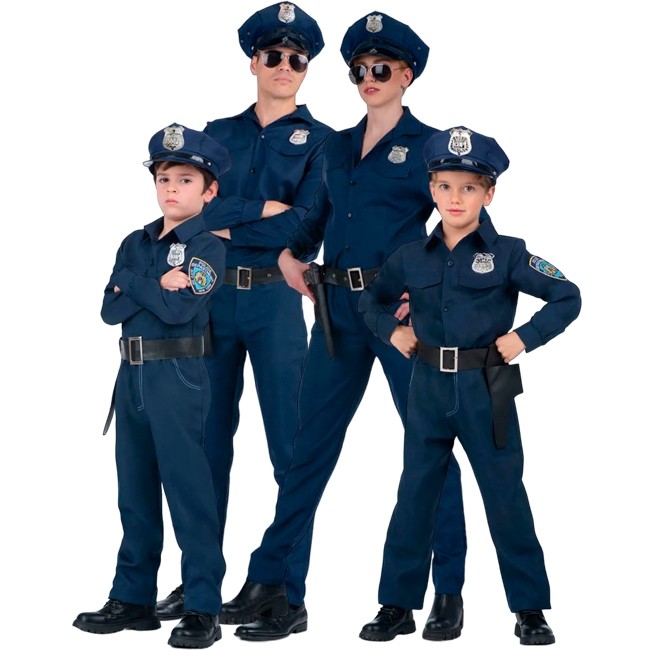 Disfraces de policías y presos para niños y adultos