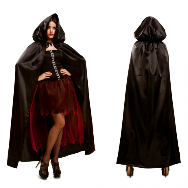 a lo largo Plausible Alicia Disfraz Capa negra mujer | Disfraces Halloween en 24h