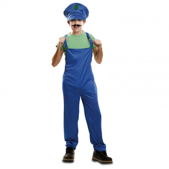 Movimiento Bienvenido Sustancial Disfraz Súper Luigi para niño - Envíos en 24h