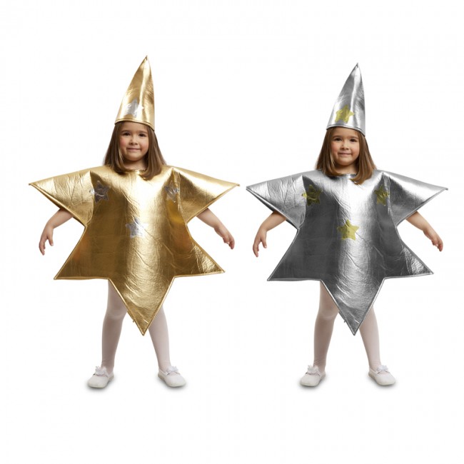 Noble pasar por alto Alexander Graham Bell Disfraz de Estrella Metalizada de Navidad para niño - Comprar disfraces  online