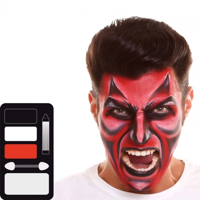 Paleta Maquillaje de Demonio Halloween - Envíos en 24h