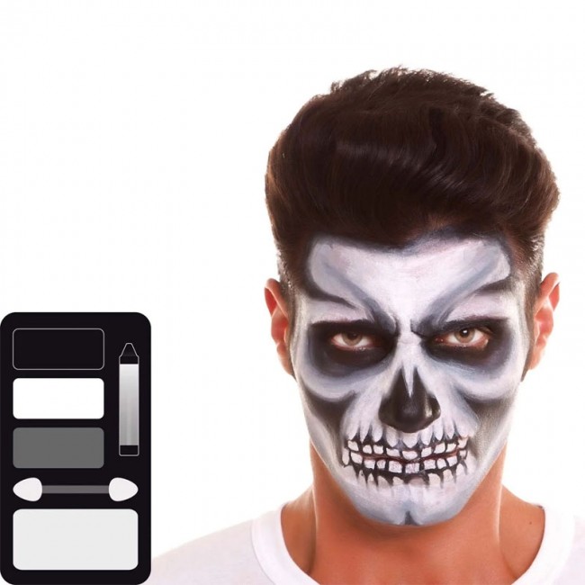 no pueden ver Encantador Comedia de enredo Paleta Maquillaje de Esqueleto Halloween - Envíos en 24h