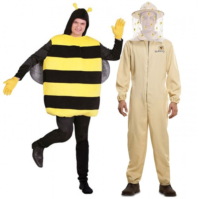 Disfraz de apicultor ocupado para mujer, talla L : Patio, Césped y Jardín 