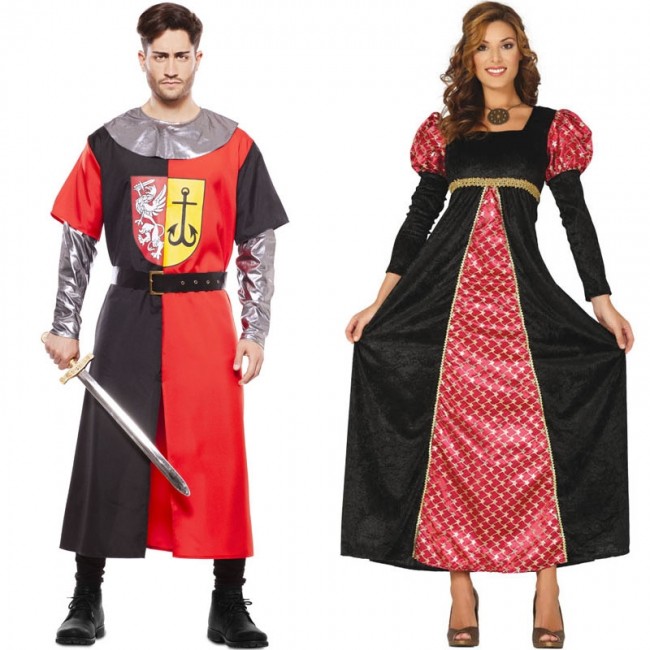 Disfraz hombre del bosque y princesa medieval: Disfraces parejas,y disfraces  originales baratos - Vegaoo