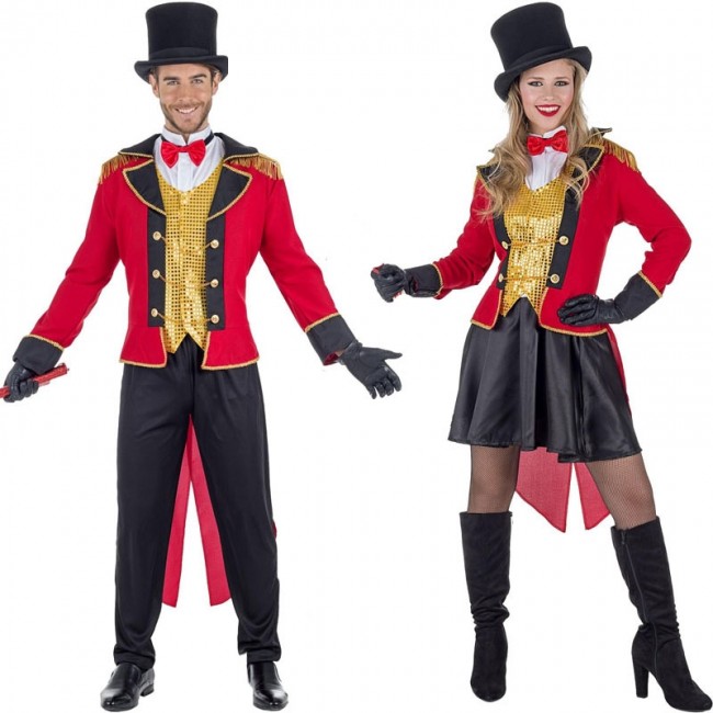 Por favor cantidad de ventas Iniciativa Disfraz de pareja de Domadores de Circo para adulto | Envíos 24 horas