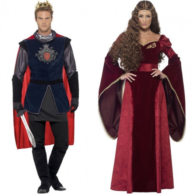 ▷ Disfraces medievales de hombre y mujer