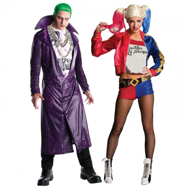 parásito Furioso Pintura Disfraz de pareja de Joker & Harley Quinn | Envíos 24 horas