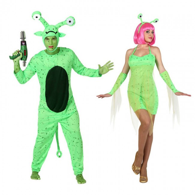 Disfraz de pareja de Extraterrestres para adulto | Tienda online
