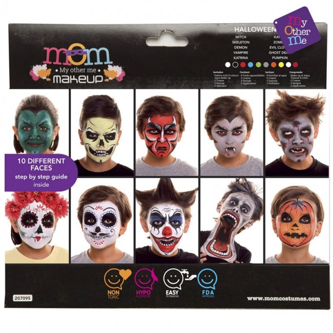 Paleta Maquillaje de Halloween Infantil - Envíos en 24h