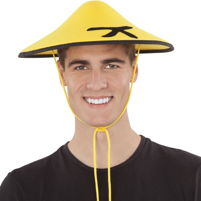 ▷ Comprar Sombrero Chino amarillo de disfraz