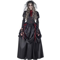 Gaviota agujas del reloj llave inglesa ▷ Disfraz Novia Cadáver Gótica para Mujer【Envío Halloween en 24h】