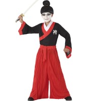 ataque Cancelar Realista ▷ Disfraz Samurái Japonés para Niño【Envío en 24h】