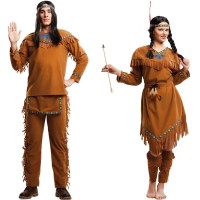 Disfraz de pareja de Indios para adulto | Envíos 24 horas