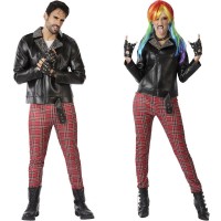 intercambiar Laboratorio agudo Pareja Punk años 80 para adulto | Comprar disfraces para parejas online