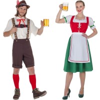 mantener Comité ruptura Disfraz de pareja de Tiroleses Oktoberfest para adulto | Envíos 24 horas