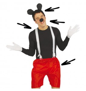 Fraseología Amante Estación Disfraces de Mickey Mouse para niños y adultos 【Envío en 24h】