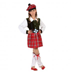 Disfraz de Escocesa infantil