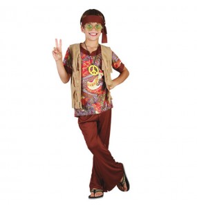 Disfraz de Hippie Estampado para niño