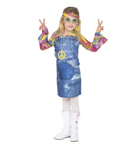 disfraz hippie vaquero niña infantil
