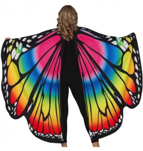 Alas multicolor de mariposa gigantes