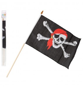 Bandera Pirata con palo