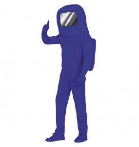 Disfraz de Astronauta Among us azul para hombre