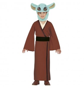 Disfraz de Baby Yoda Mandaloriano para niño