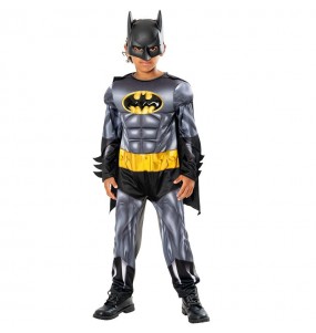 Disfraz de Batman metallic para niño