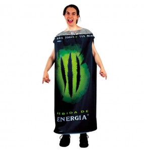 Disfraz de Bebida energética Monster para hombre