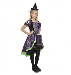 Disfraz de Bruja Damisela Halloween para niña