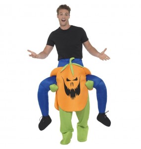 Disfraz de Calabaza Halloween a hombros para adulto