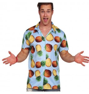 Disfraz de Camisa hawaiana de piñas para hombre