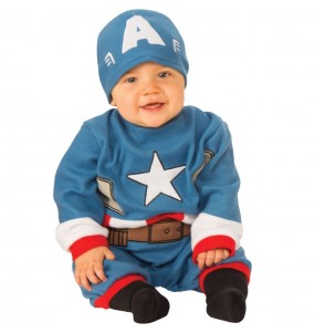 Disfraz de Capitán América para bebé