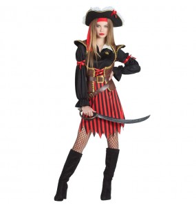 Disfraz de Capitana Pirata para mujer