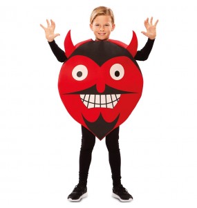 Disfraz de Diablo Emoticono para niño
